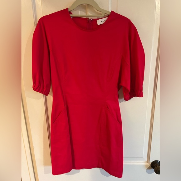 ALC Valenti Puff Sleeve Dress - Picture 3 of 3